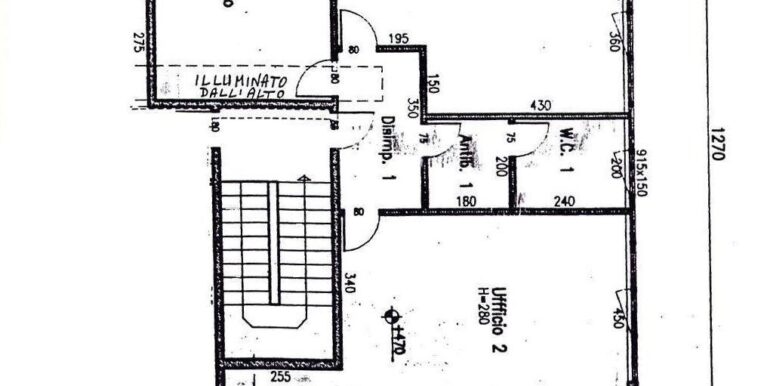 PIANTINA PORZIONE DI UFFICI